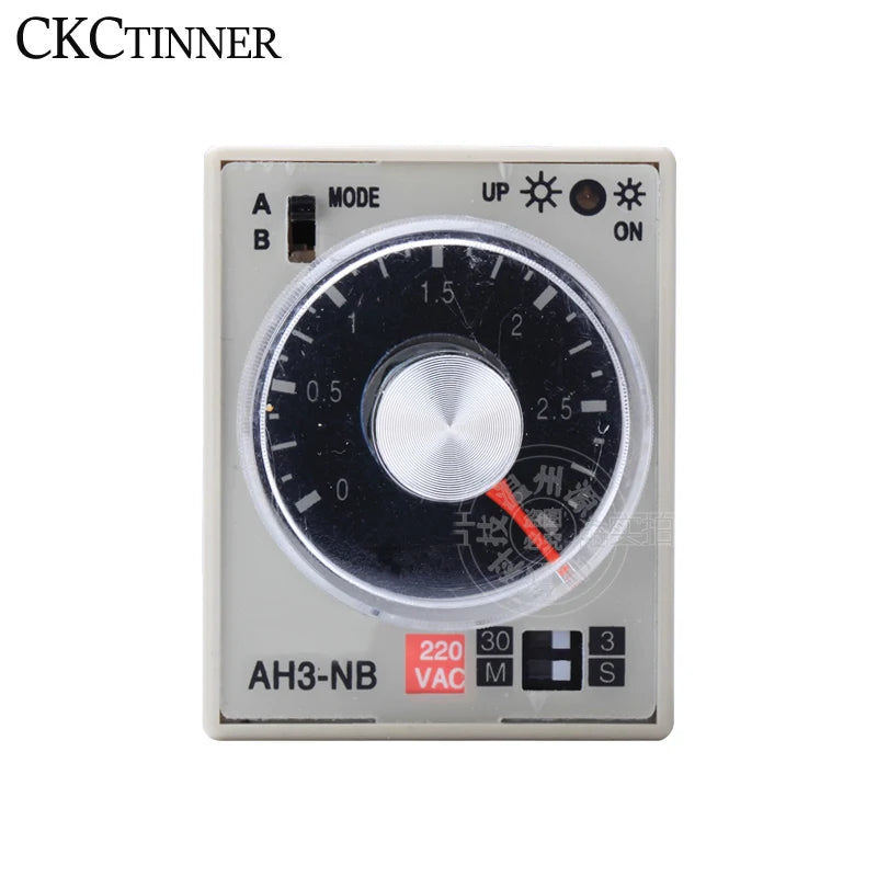 AH3-N 8-Pin Adjustable Time Delay Relay | Multi-Range Timer Time Delay Relay Axl