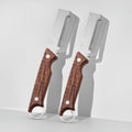 3-in-1 Vegetable Peeler – Stainless Steel with Wooden Handle Vegetable Peeler Axl 2pcs Smooth blade
