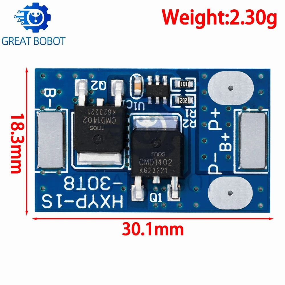 1S LiFePO4 BMS Board 3.2V/3.7V 7A – PCM Short Circuit Protection BMS Protection Module Axl