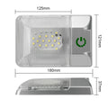 12V LED Dome Light for RV & Camper | Touch Dimmer Ceiling Lamp LED Dome Ceiling Light Axl green