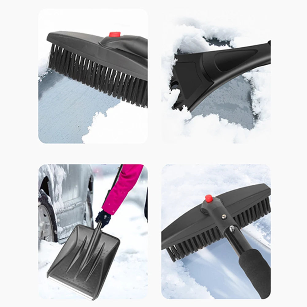 Folding Stainless Steel Snow Shovel – Car, Driveway & Garden Folding Snow Shovel Axl