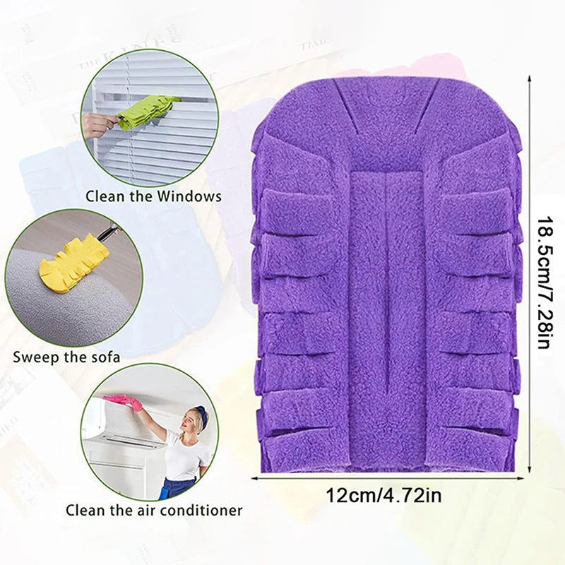 Reusable Microfiber Duster Refill Head – Dry & Wet Cleaning Duster Refill Head Axl