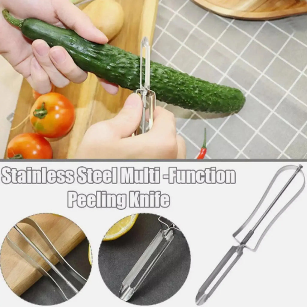 Stainless Steel Vegetable Peeler – Multi-Function Kitchen Tool Vegetable Peeler Axl