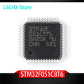 5pcs STM32F051 ARM Cortex-M0 MCU Microcontrollers Pack Microcontroller IC Pack Axl STM32F051C8T7