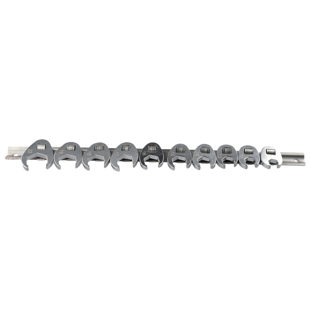 10-Piece Crowfoot Wrench Set | 3/8" Drive Metric 10–22mm Crowfoot Wrench Set Axl