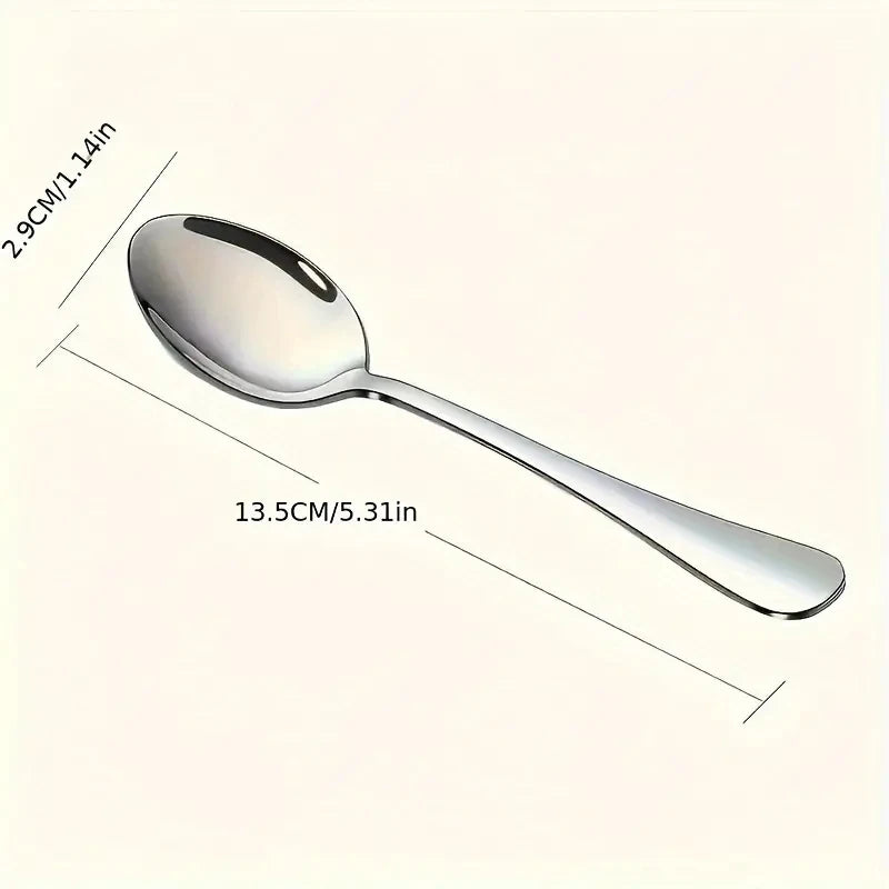 12-Piece Stainless Steel Mini Coffee Spoon Set – Dishwasher Safe Coffee Spoon Set Axl