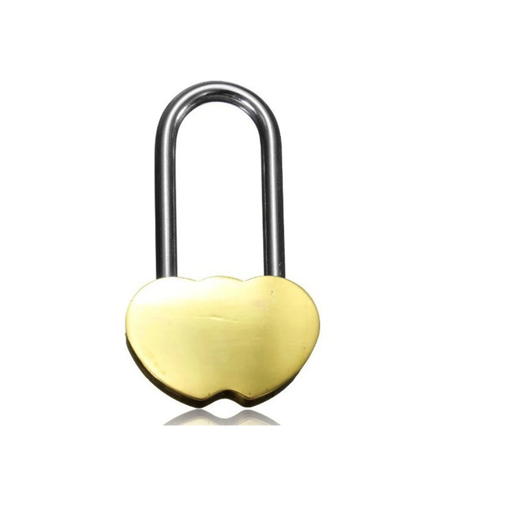 Engraved Double Heart Love Lock – Romantic Wishing Padlock Love Lock Keepsake Axl