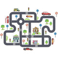 Car Road Signs Kids Wall & Floor Stickers – Self-Adhesive Kids Wall Stickers Axl MULTI