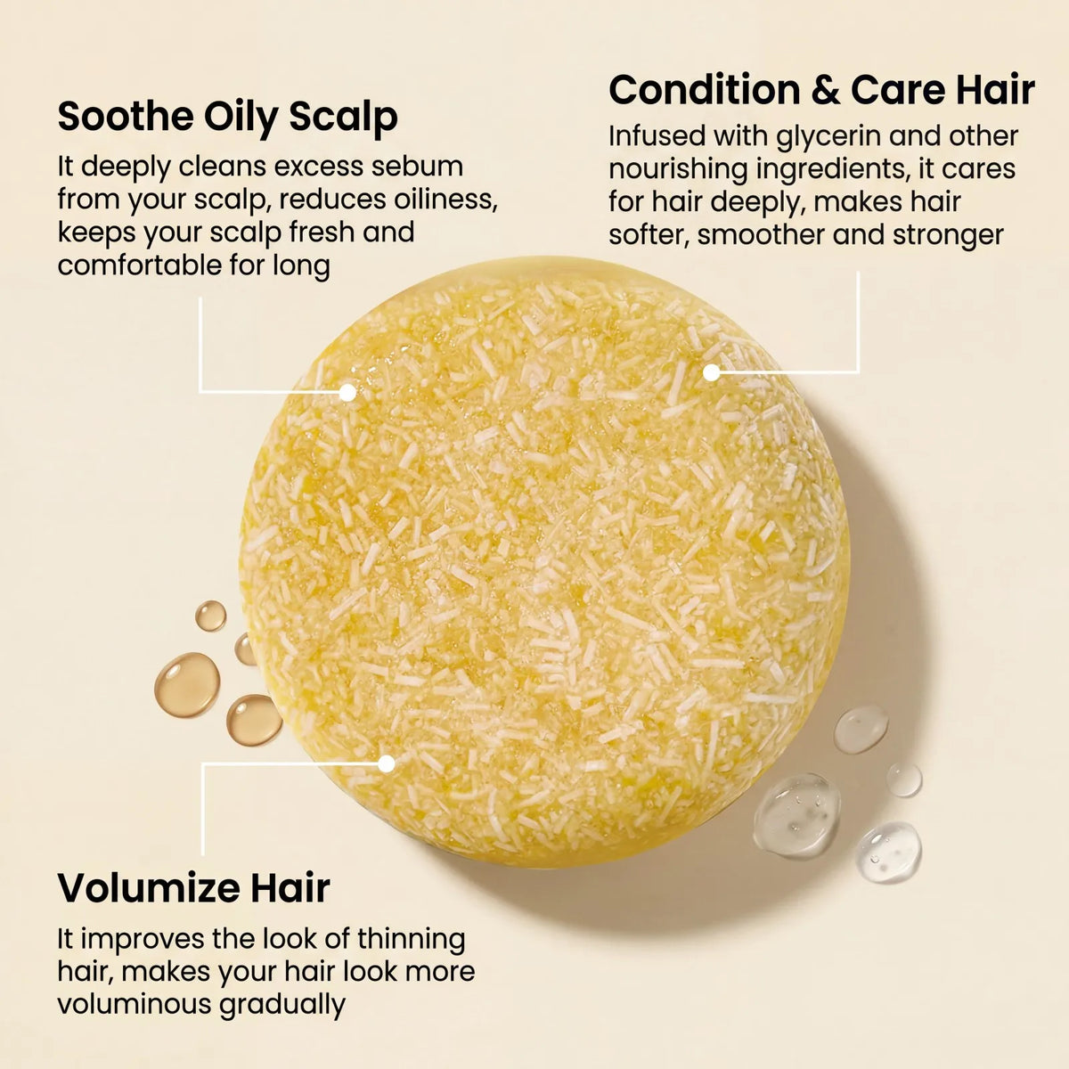 Ginger Solid Shampoo Bar – Deep Cleansing & Nourishing Hair Care Solid Shampoo Bar Axl