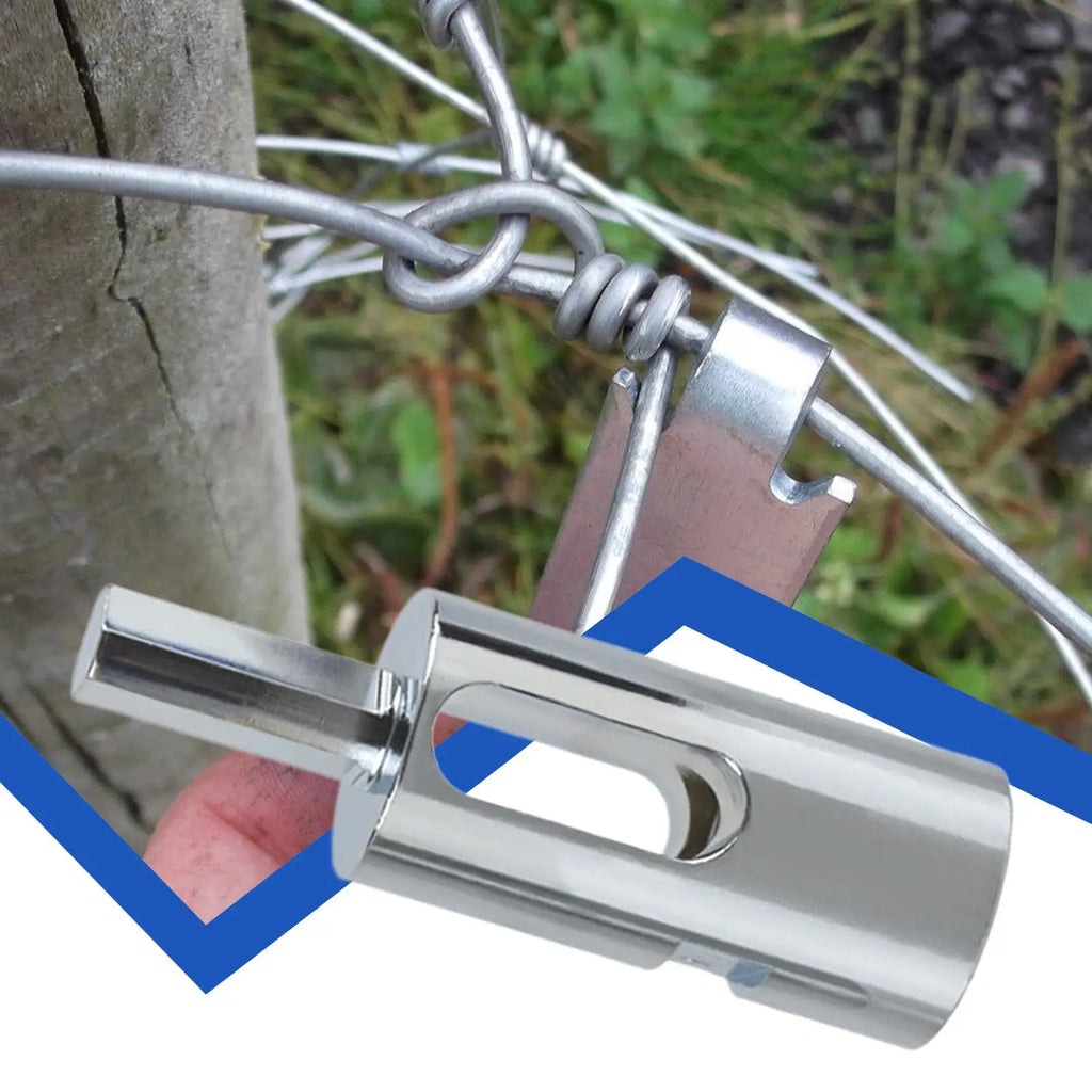 Chain Link Fence Twist Ties Tool – Triangular Shank for Drill Fence Wire Tool Axl