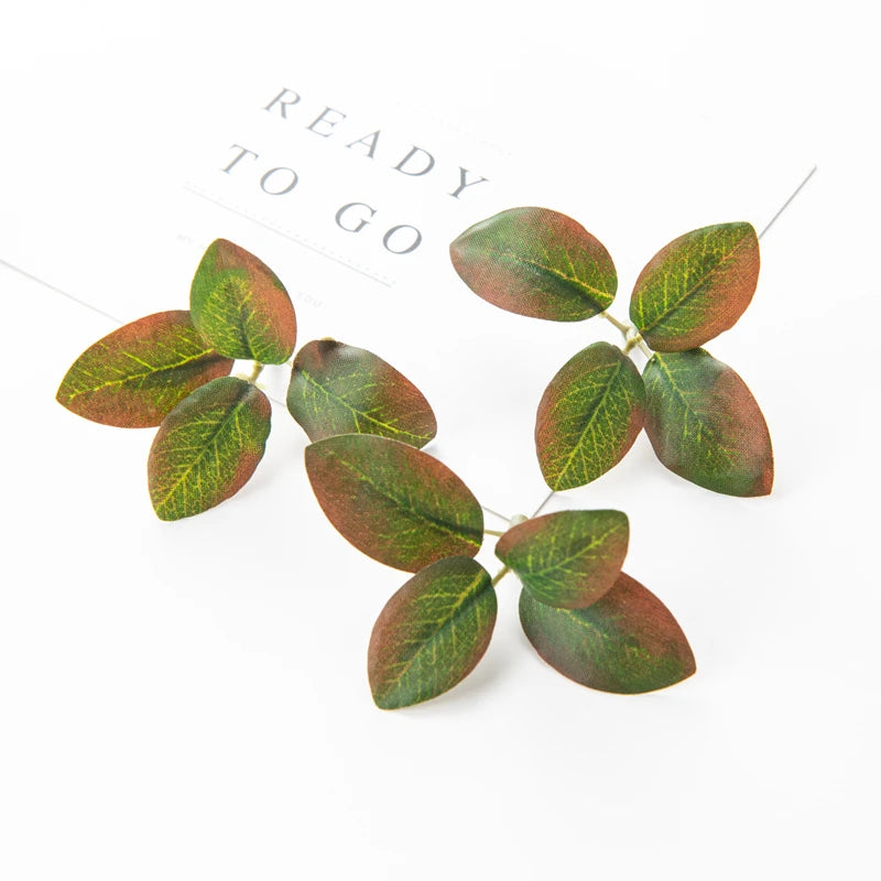 Artificial Silk Tea Leaf Flowers 25pc – DIY Wedding & Home Decor Artificial Silk Flowers Axl Coffee 25 pcs