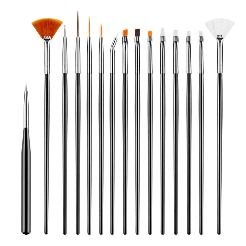 Nail Art Brush Set – Dotting Tools, Striping & Drawing Pens Nail Art Tool Set Axl