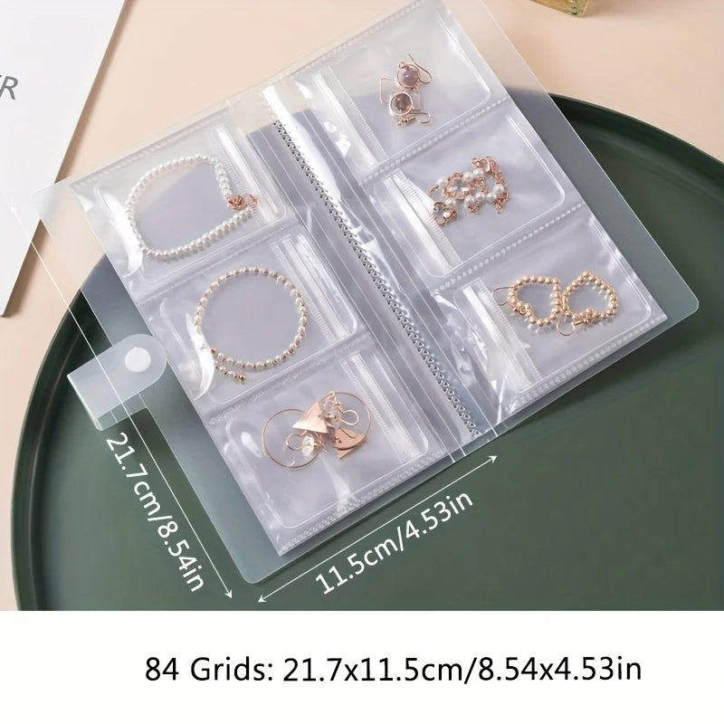 Portable Jewelry Organizer Album – Anti-Oxidation Zipper Bag Jewelry Organizer Axl