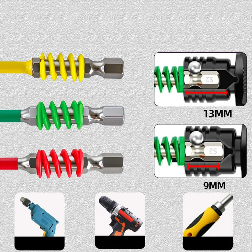 4-Piece PH2 Spring-Loaded Anti-Slip Screwdriver Bit Set Screwdriver Bit Set Axl