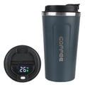 510ml Thermal Travel Mug with LED Temperature Display Thermal Travel Mug Axl Blue With Display 510ml