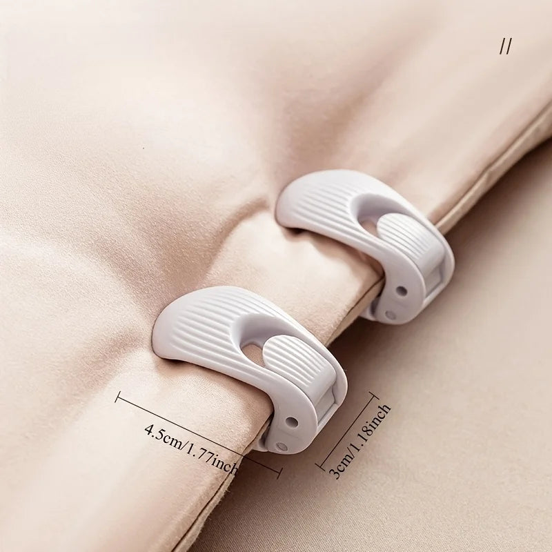 Bed Sheet Comforter Grippers – 10-Pack Non-Slip Clips Bed Sheet Fasteners Axl