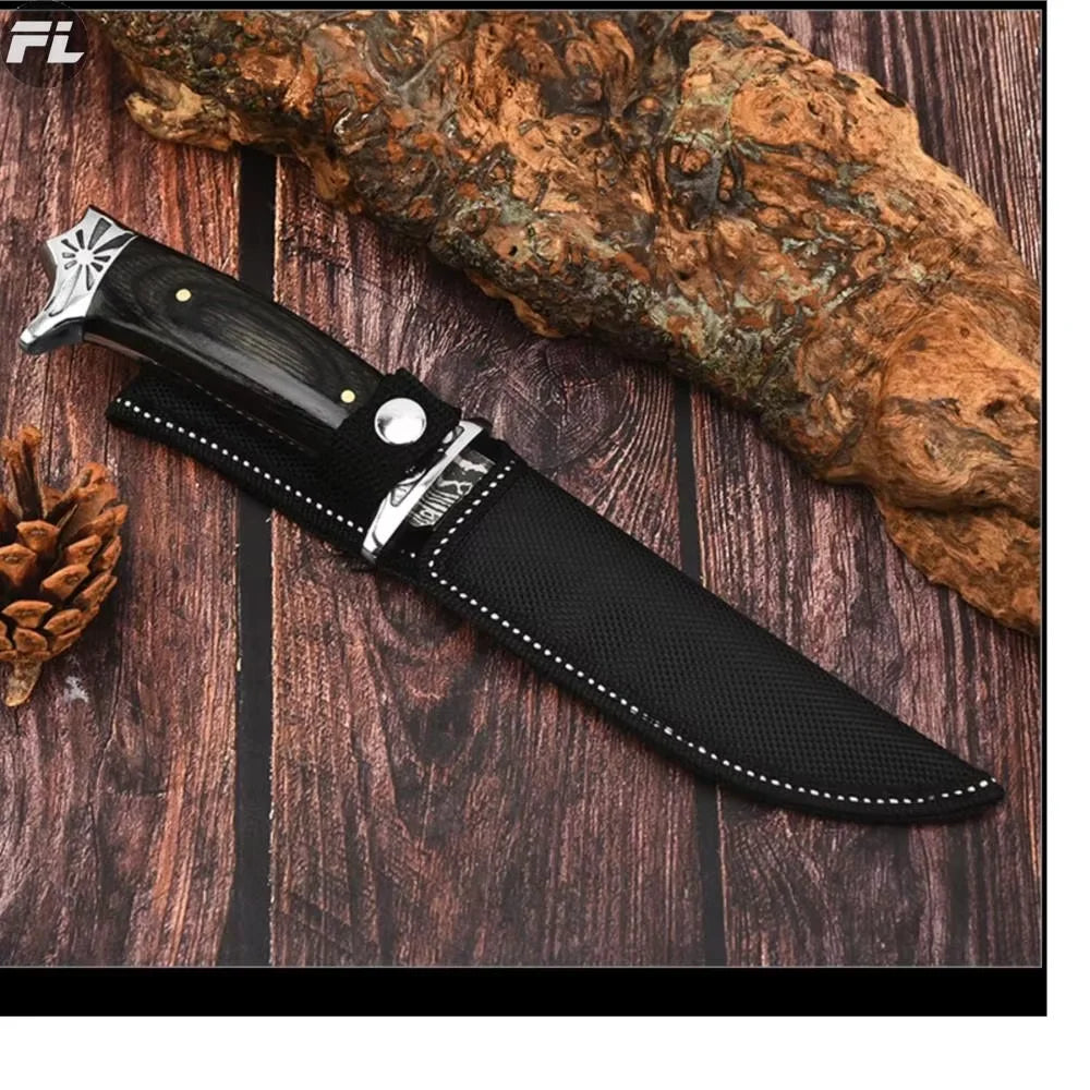 2-Pack Handmade Forged Boning Knife Set – Ebony Handle Steel Forged Boning Knife Set Axl