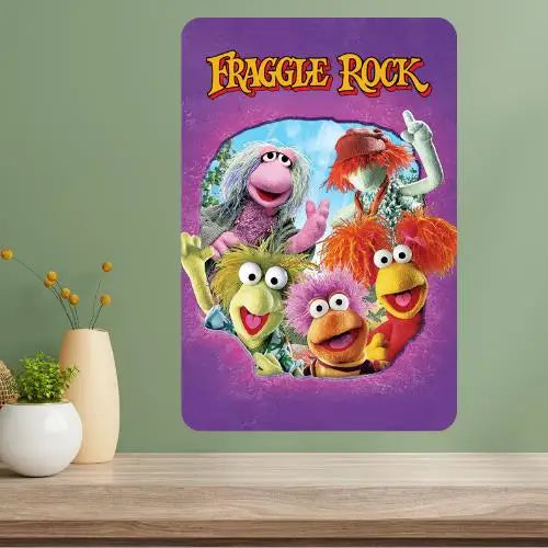 Fraggle Rock Metal Poster Sign – Retro Vintage Wall Decor Metal Wall Sign Axl aluminum sign aluminum 20x30cm