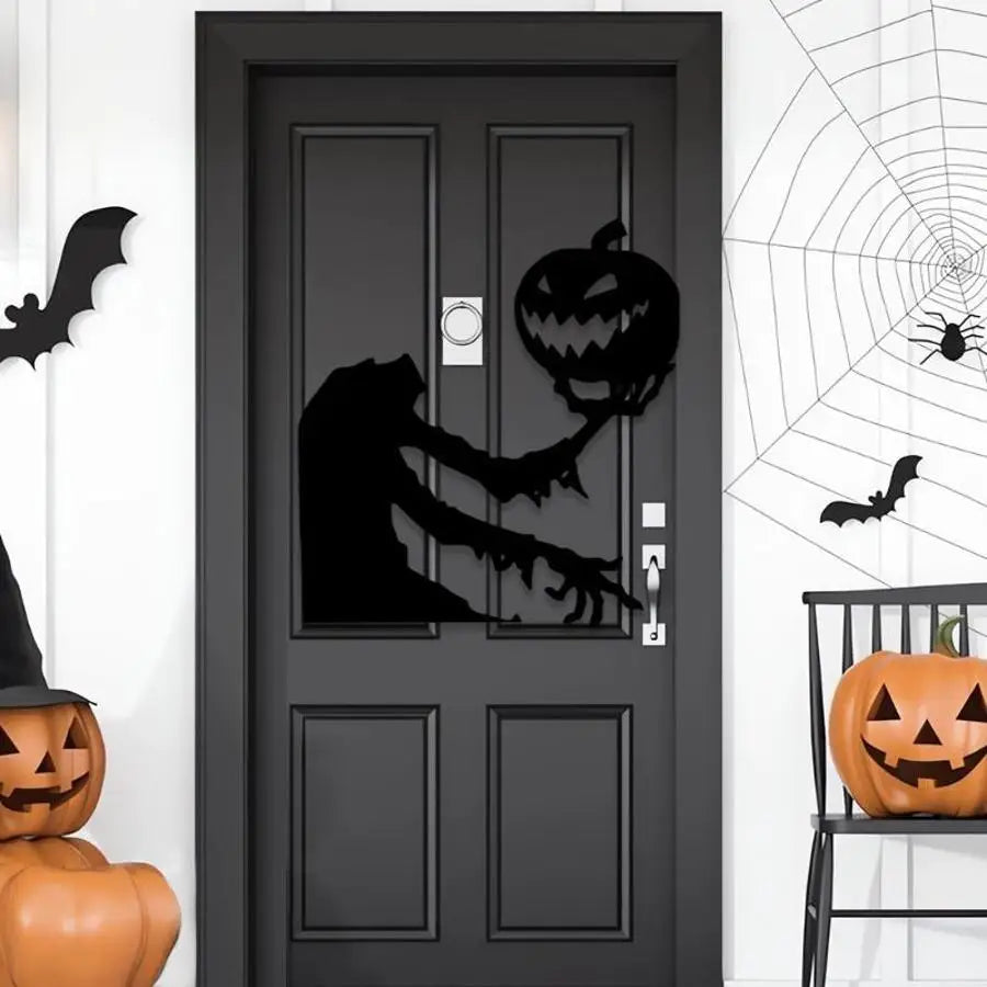 Halloween Wall Sticker – Removable Waterproof Door & Window Decal Halloween Wall Decal Axl