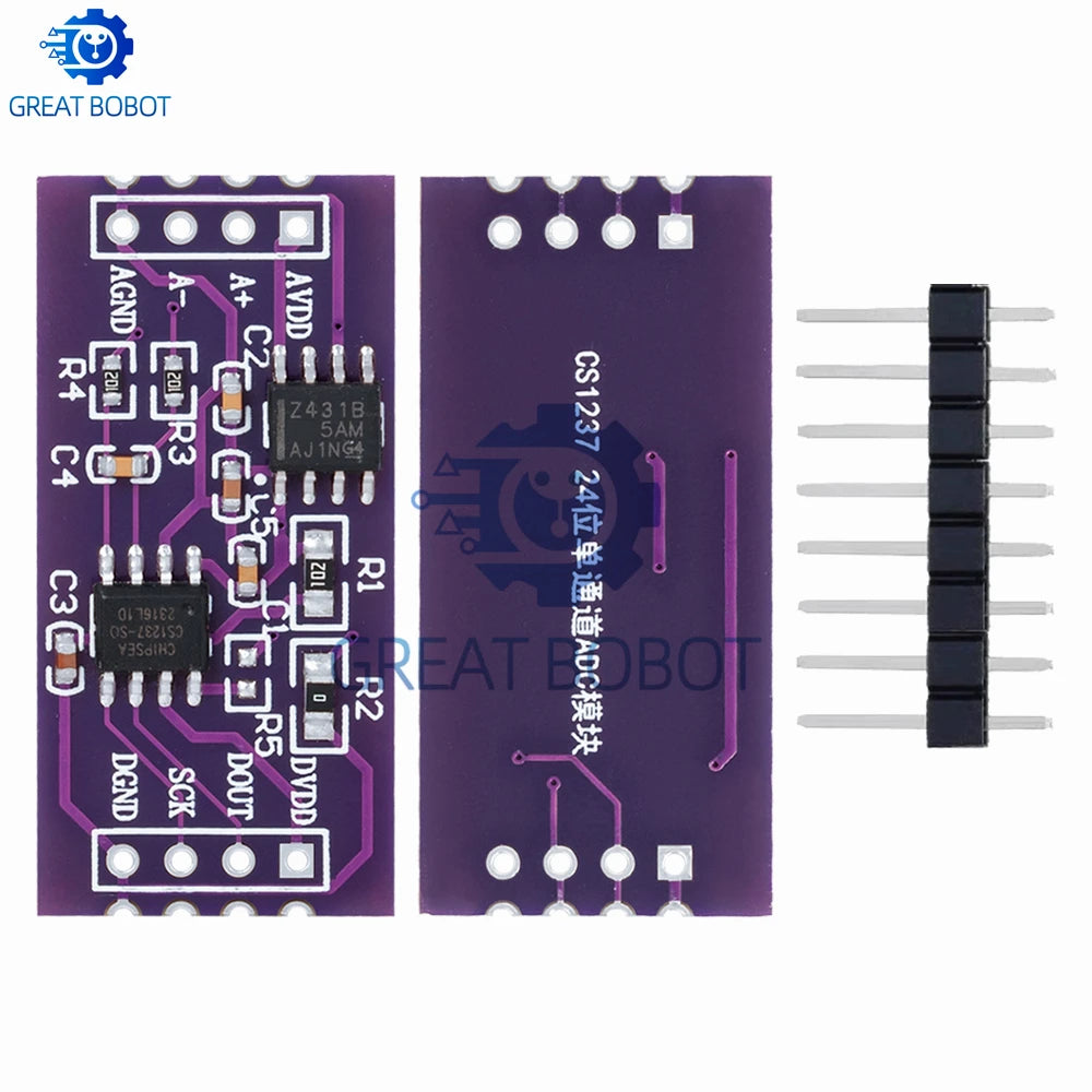 CS1237 24-Bit ADC Module with TL431 Reference for Arduino ADC Sensor Module Axl