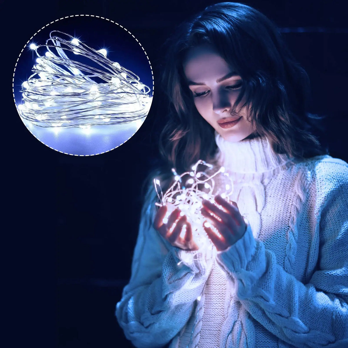 Battery Fairy String Lights – 1M 10 LED Copper Wire Twinkle LED String Lights Axl