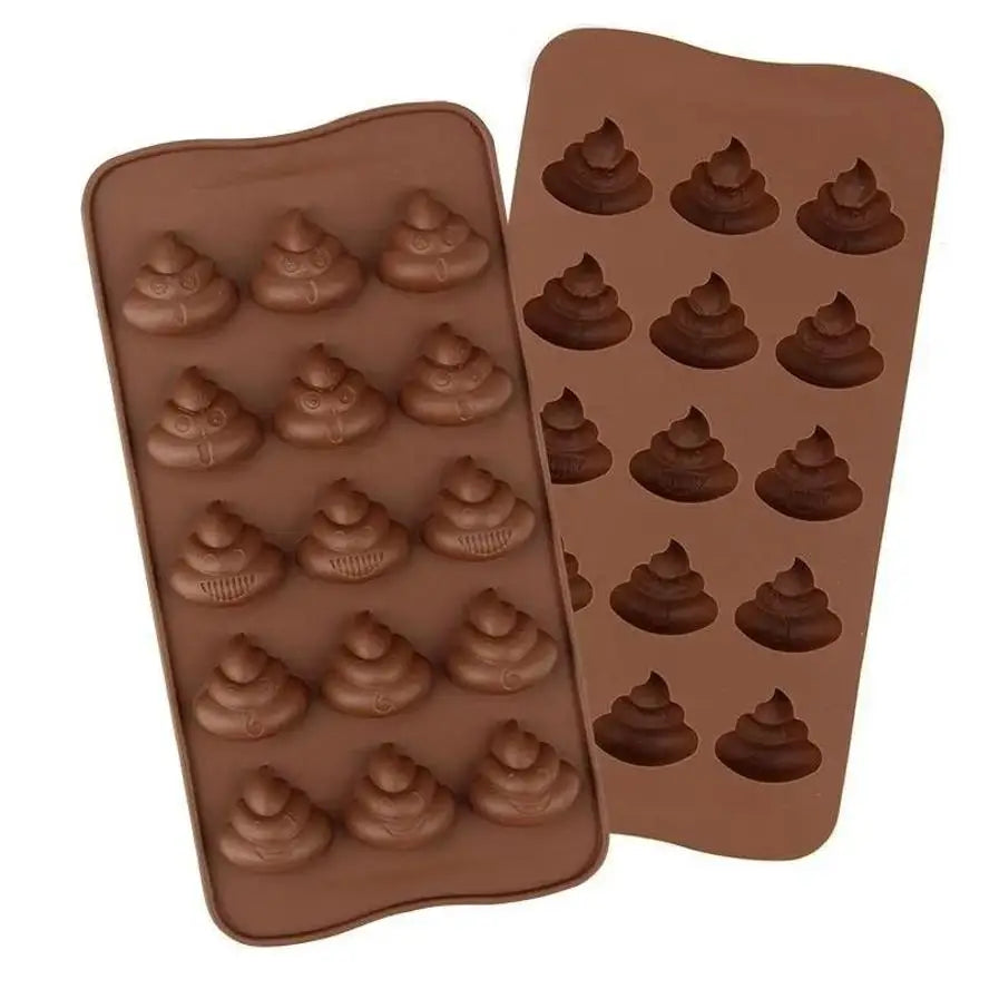 3D Poo Silicone Mold – Funny Chocolate Candy & Jello Baking Mould Silicone Baking Mold Axl
