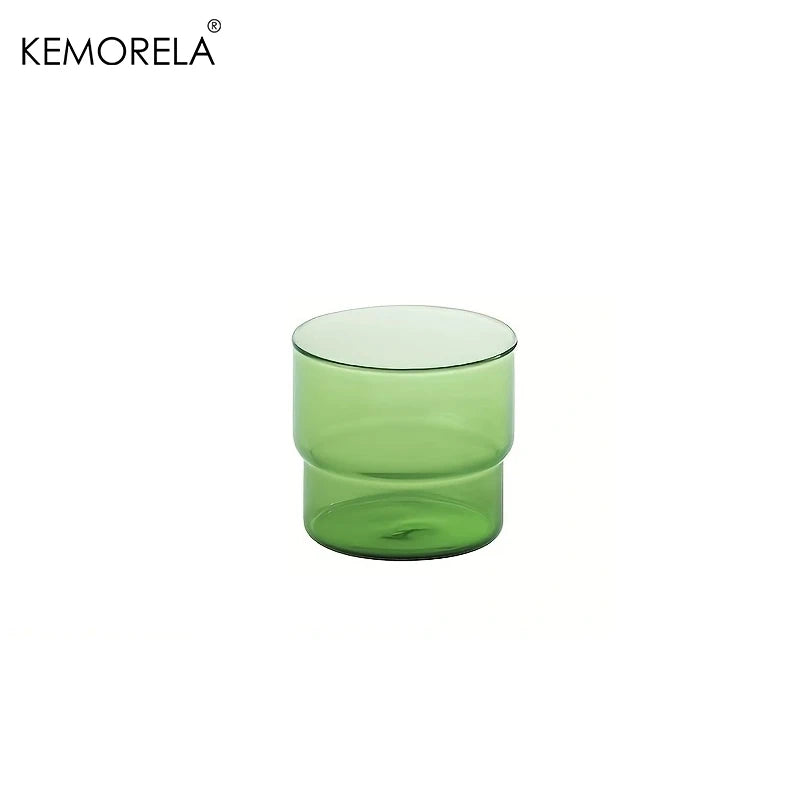 KEMORELA 290ml Origami Glass Mug – Heat Resistant Vintage Cup Glass Mug Axl D 201-300ml