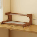 Bamboo 3-Tier Corner Bathroom Shelf & Large Storage Rack Corner Storage Shelf Axl Second Floor B