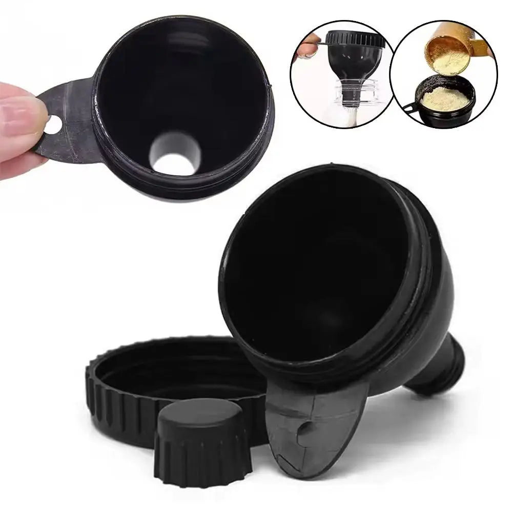 Mini Protein Powder Container with Keychain & Funnel 50ml Supplement Storage Container Axl