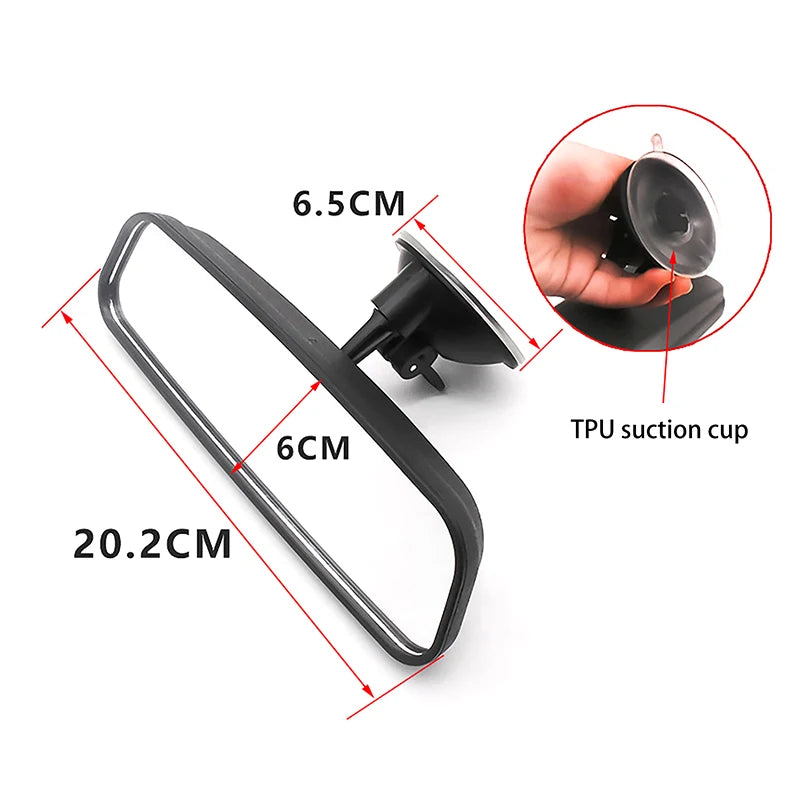 360° Suction Cup Rearview Mirror – Motorcycle & Car Universal Interior Rearview Mirror Axl Onesize