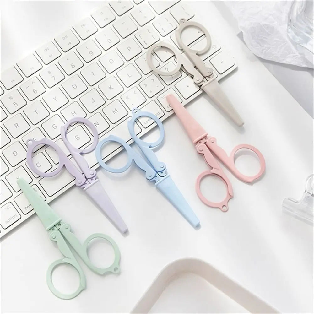 Morandi Folding Scissors – Stainless Steel Keychain Cutter Folding Scissors Axl
