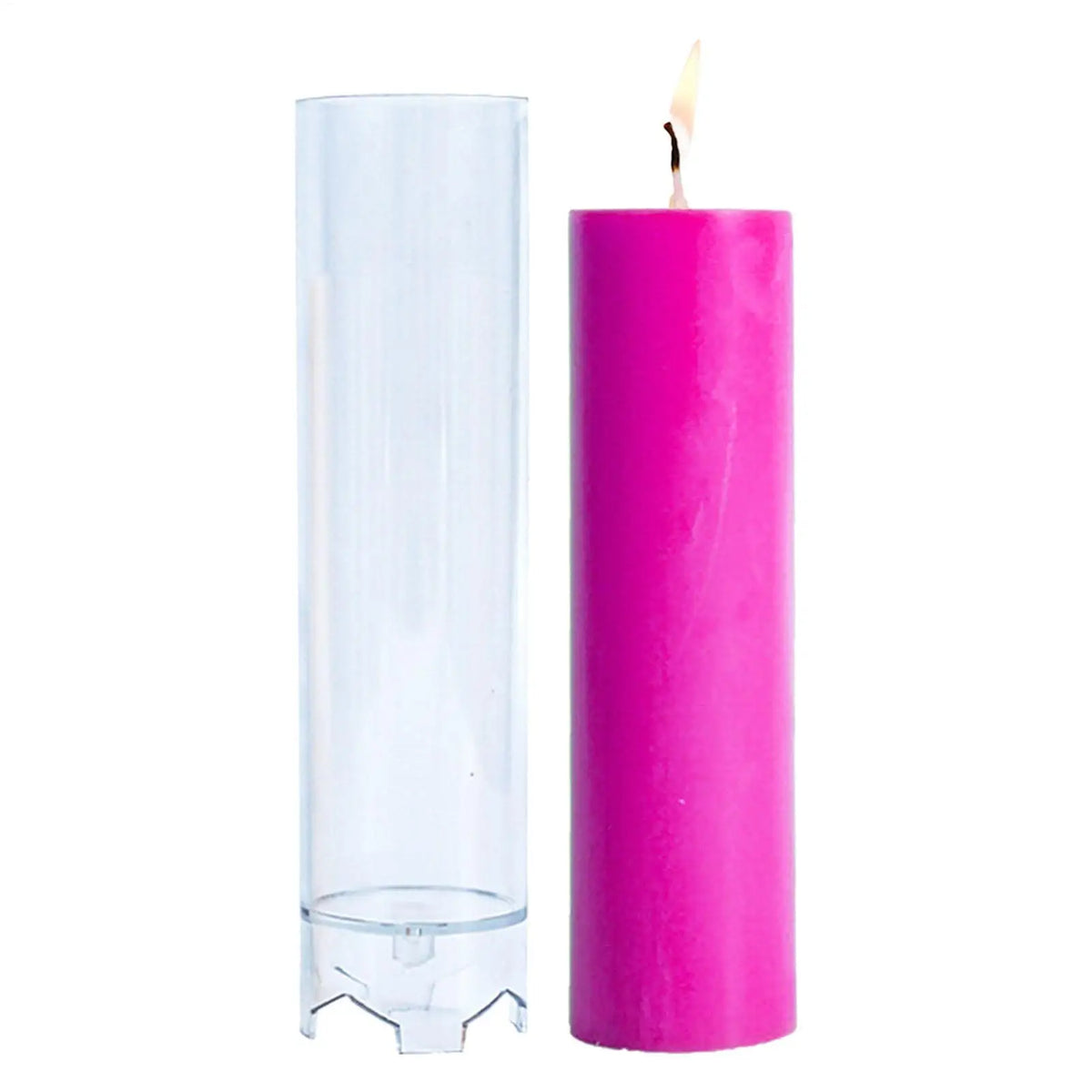 3D Cylinder Candle Stick Mold – DIY Taper Candle Making Kit Candle Making Mold Axl
