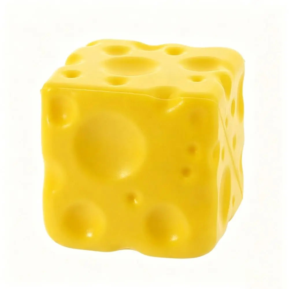 Cheese Cube Squishy Fidget Toy – Shapeable PU Squeeze Ball Squishy Fidget Toy Axl