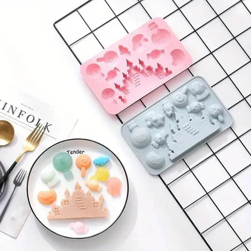 Halloween Silicone Mold – Chocolate, Candy & Fondant Baking Tool Silicone Baking Mold Axl