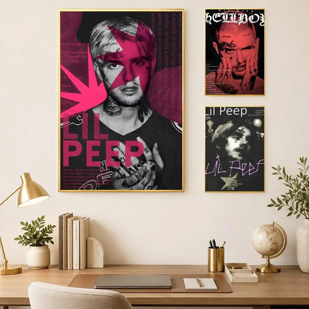 Lil Peep Sophisti-Pop Self-Stick HD Wall Art Poster | Waterproof Wall Art Poster Axl