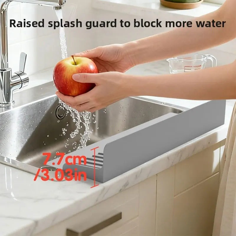 Silicone Sink Edge Protector & Splash Guard Mat – 5mm Thick Sink Protector Mat Axl