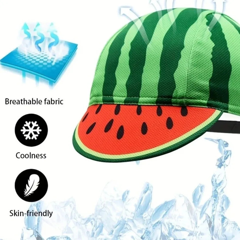 Watermelon Cycling Cap – Breathable Mesh Bike Helmet Liner Cycling Helmet Liner Axl