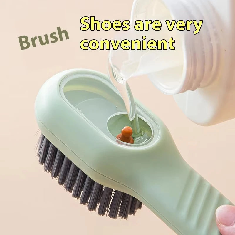 Automatic Liquid Dispensing Shoe & Clothes Cleaning Brush Shoe Cleaning Brush Axl