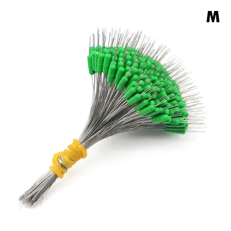 300 Pcs Silicone Fishing Bobber Stoppers & Space Bean Connectors Fishing Bobber Stopper Axl M