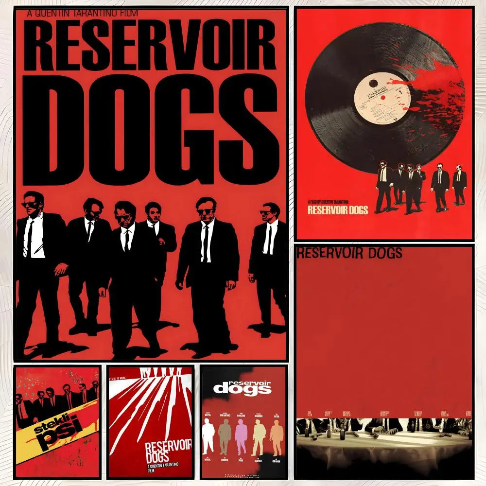 Reservoir Dogs HD PVC Wall Poster – Peel & Stick Movie Decor Movie Wall Poster Axl