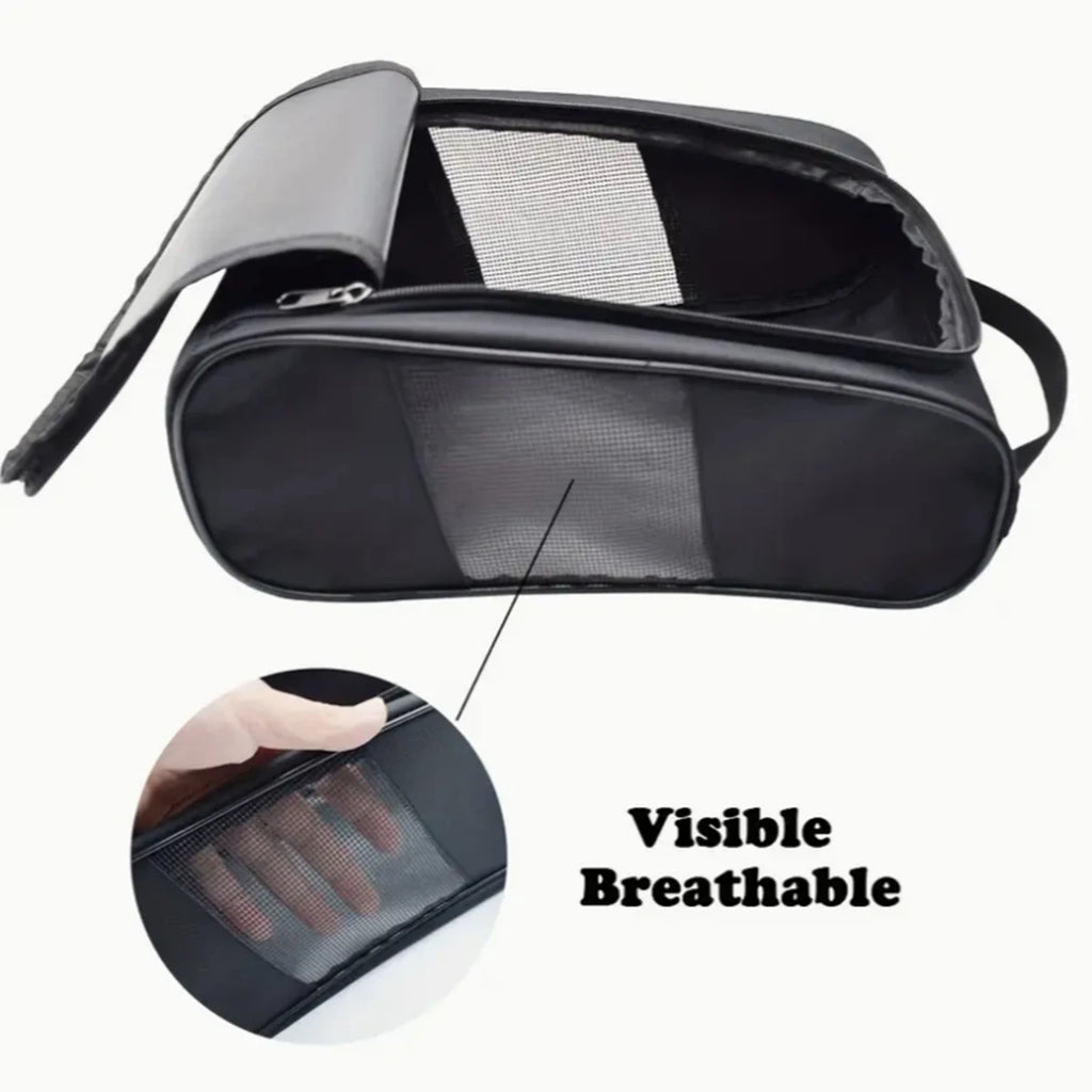 Portable Golf Shoe Bag – Breathable Oxford Cloth Carrier Sports Shoe Bag Axl