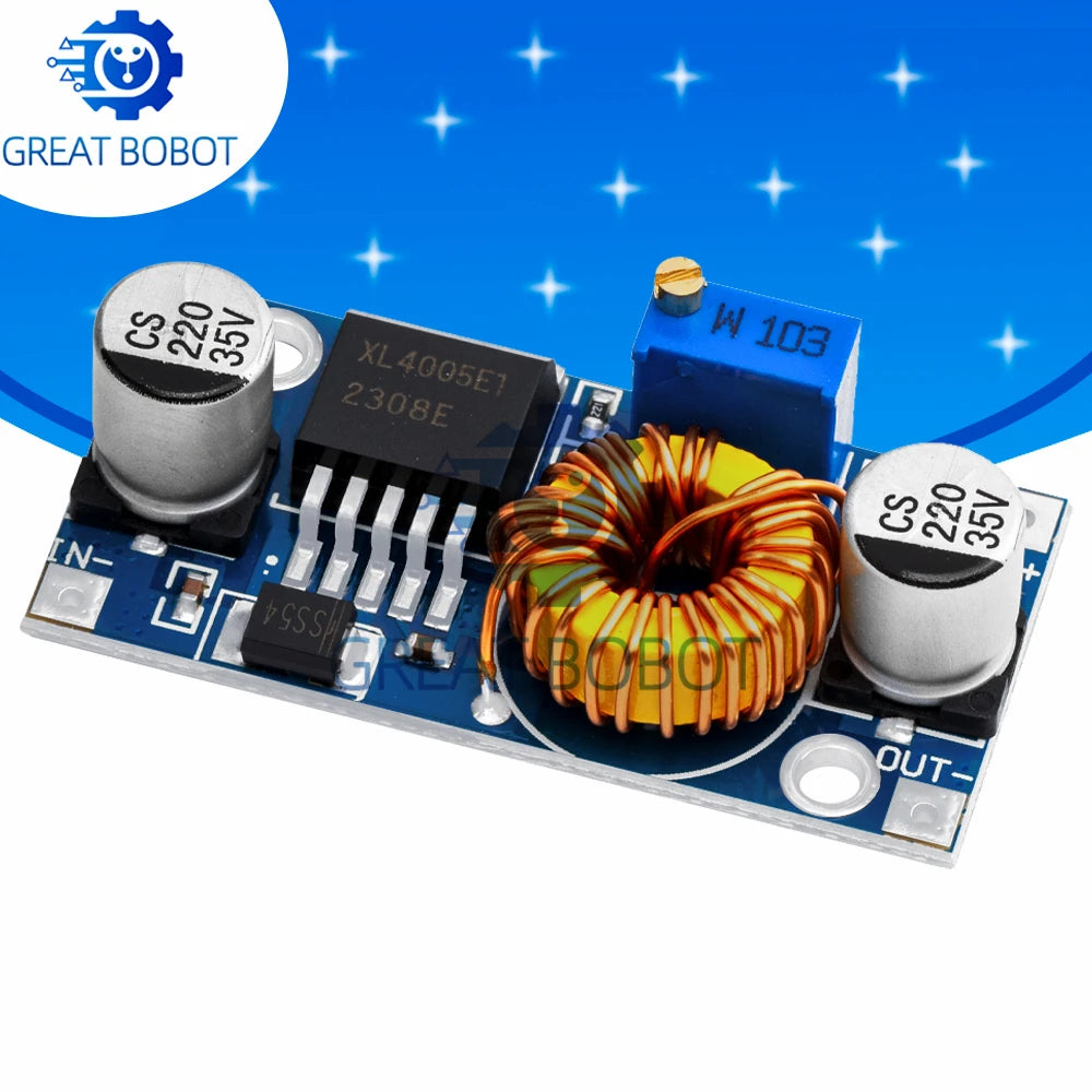 XL4005 DC-DC Step-Down 5A Adjustable Power Supply Module Voltage Regulator Module Axl Default Title