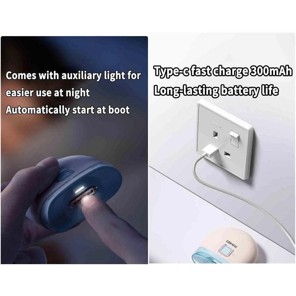 Electric Nail Clipper with LED Light – Auto Grinder & Trimmer Electric Nail Trimmer Axl