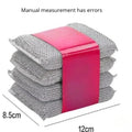 Scratch-Free Kitchen Sponge Wipes 4 Pack – Safe for All Pans Kitchen Cleaning Sponge Axl silvery