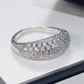 Huitan Cubic Zirconia Ring for Women – Wedding Band Gift Fashion Ring Axl F1578 7