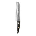 Damascus Steel Chef's Knife – 18cm Blade & Wood Handle Damascus Kitchen Knife Axl Meat cutting knife B