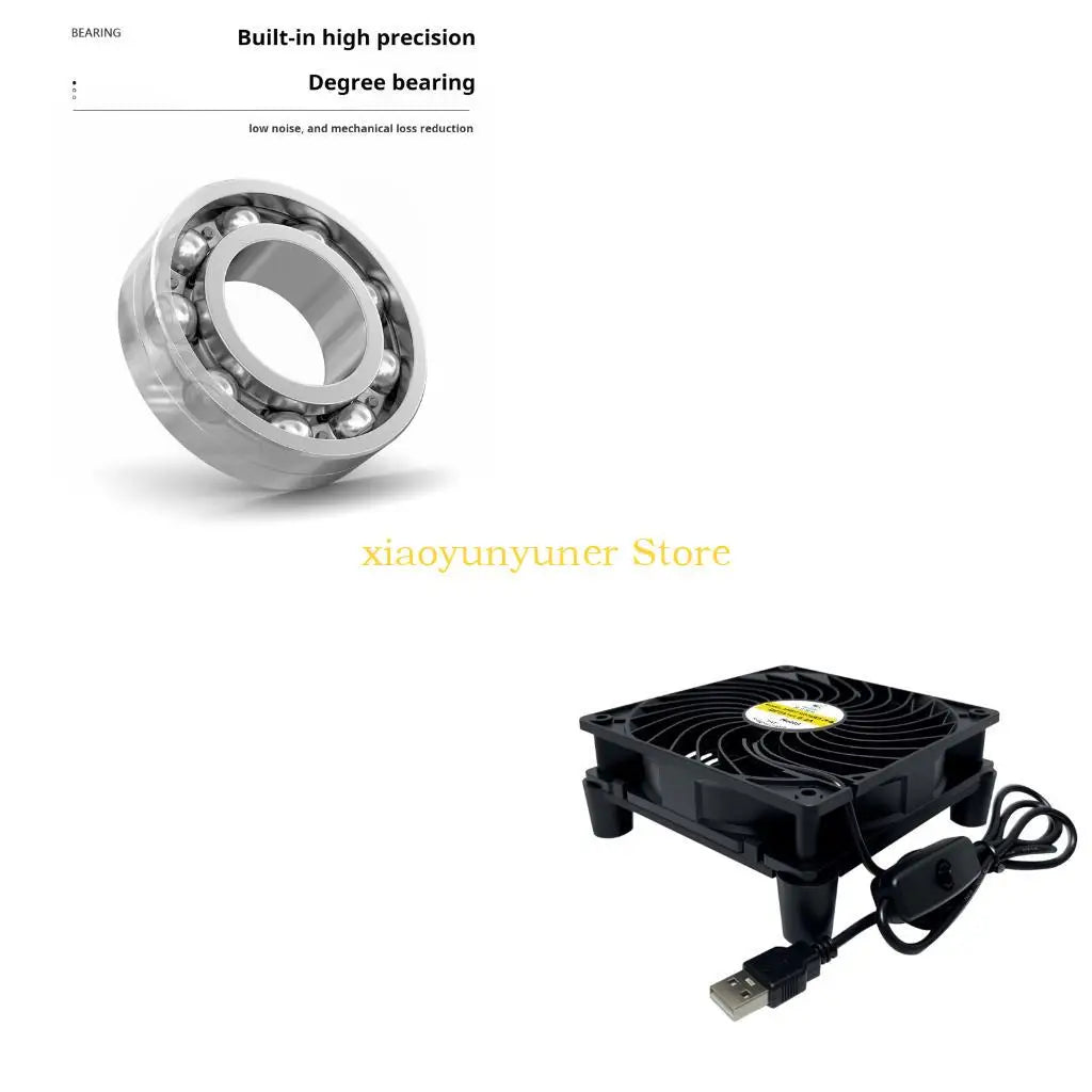 120mm USB Cooling Fan for Router, Modem & Electronics USB Cooling Fan Axl