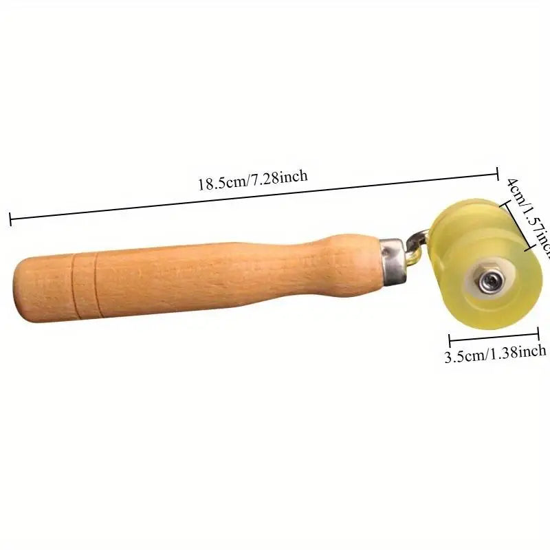PU Flat Press Roller with Bearing – Solid Drum Seam Roller Seam Press Roller Axl