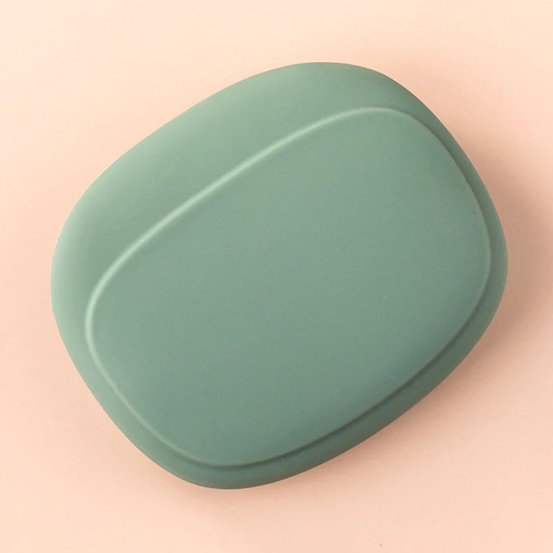 Silicone Earphone & Cable Storage Box – Portable Travel Organizer Cable Storage Organizer Axl Light green