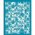 Dog Pattern Clay Silk Screen Stencil – 4×5" Reusable Mesh Craft Stencil Axl AECH04-18936